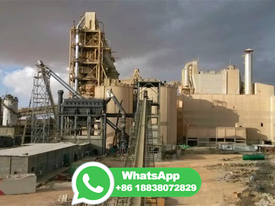 Industrial application of system integration ... Cement Lime Gypsum
